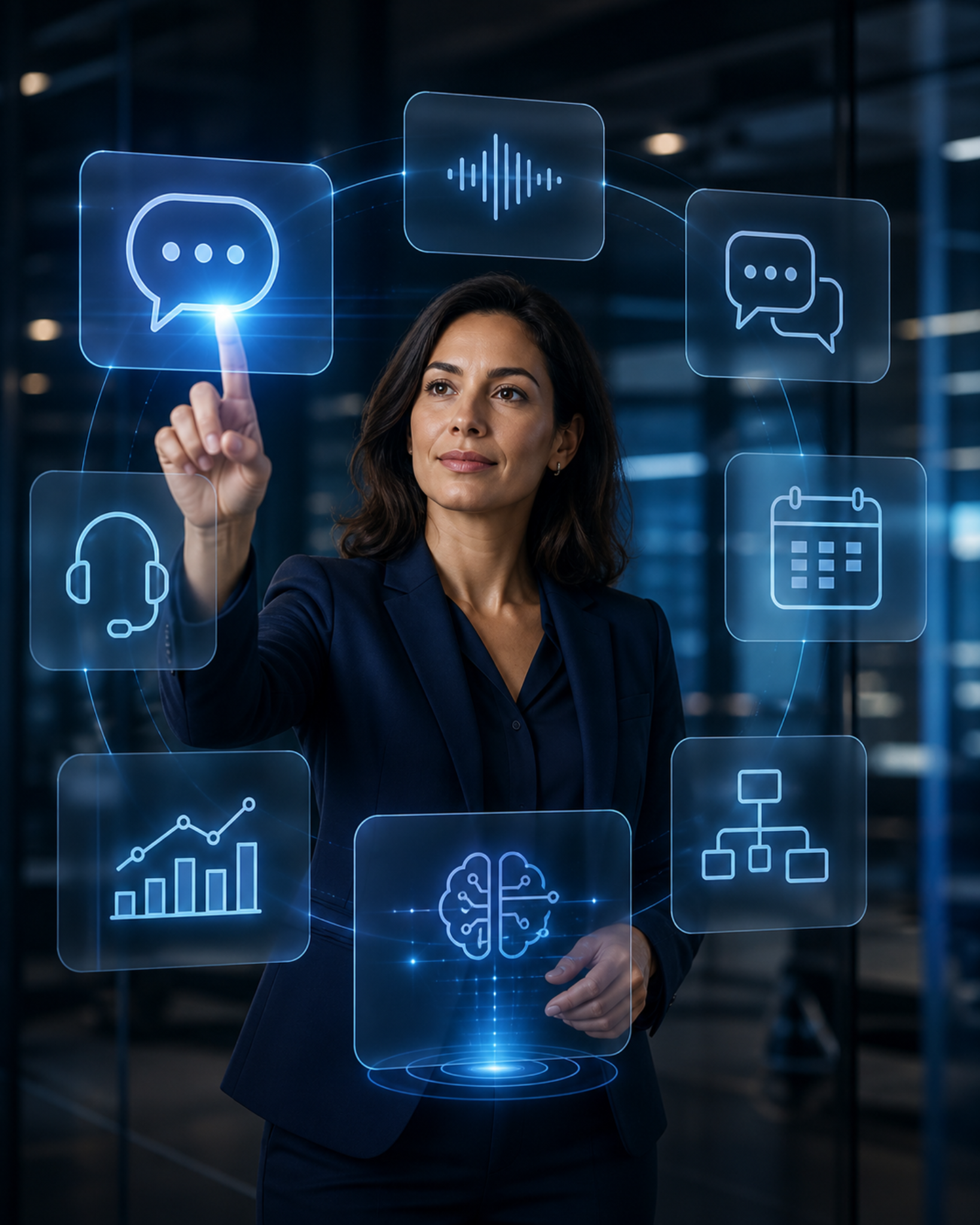Soluciones de atención inteligente con IA — Priaivox